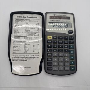 Texas Instruments TI-30XA Solar Scientific Calculator School Edition